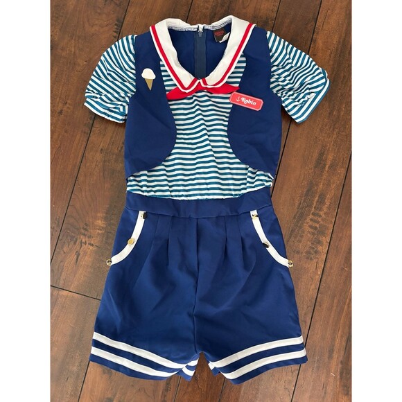 Stranger Things Robin Scoops Ahoy Halloween Costume for Youth M/L, Netflix - Picture 2 of 8